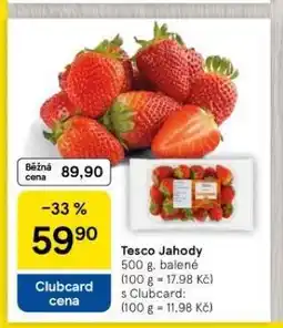 Tesco Jahody nabídka