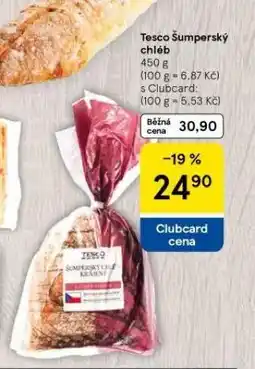 Tesco Šumperský chléb nabídka