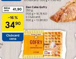 Tesco Dan cake gofry nabídka