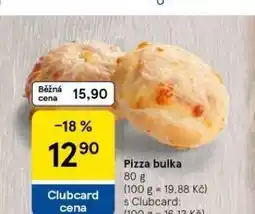 Tesco Pizza bulka nabídka