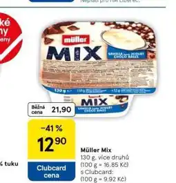 Tesco Müller mix nabídka