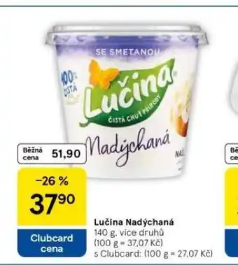 Tesco Lučina nadýchaná nabídka