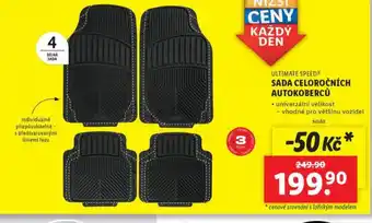 Lidl Sada celoročních autokoberců nabídka