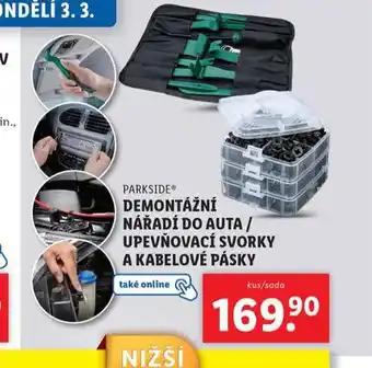 Lidl Demontážní nářadí do auta nabídka