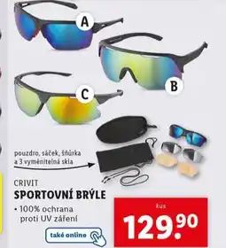 Lidl Sportovní brýle nabídka