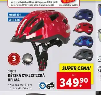 Lidl Dětská cyklistická helma nabídka