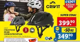 Lidl Cyklistická helma s koncovým světlem nabídka