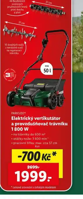 Lidl Elektrický vertikulátor a provzdušňovač trávníku nabídka