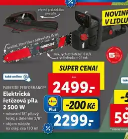 Lidl Ekeltrická řetězová pila 2500 w nabídka