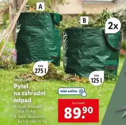 Lidl Pytle na zahradní odpad nabídka