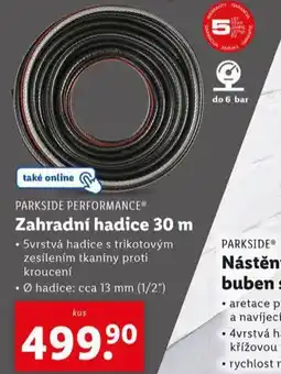 Lidl Zahradní hadice 30 m nabídka