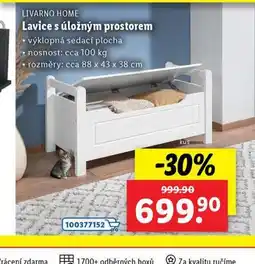 Lidl Lavice s úložným prostorem nabídka