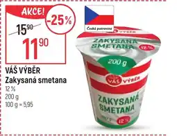 Globus VÁŠ VÝBĚR Zakysaná smetana 12% nabídka