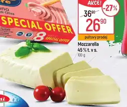 Globus Mozzarella 45% t. vs. nabídka