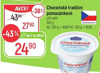 Globus Choceňské tradiční pomazánkové nabídka