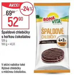 Globus BONAVITA Špaldové chlebíčky s hořkou čokoládou nabídka