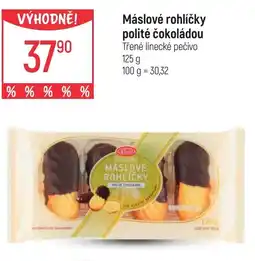 Globus Máslové rohlíčky polité čokoládou nabídka