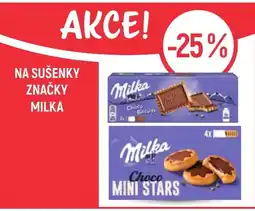 Globus Na sušenky značky MILKA nabídka