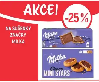 Globus Na sušenky značky MILKA nabídka