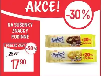 Globus Na sušenky značky Rodinné nabídka