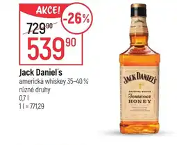 Globus JACK DANIEL'S nabídka