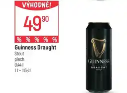 Globus GUINNESS Draught nabídka