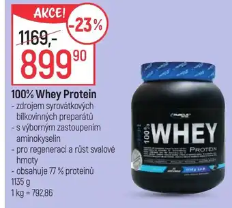 Globus 100% Whey Protein nabídka