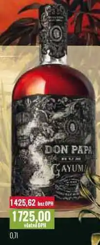 Ratio DON PAPA GAYUM 0,7l nabídka