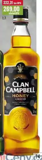 Ratio CLAN CAMPBELL HONEY 0,7l nabídka