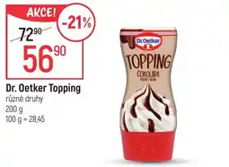 Globus Dr. Oetker Topping nabídka