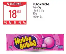 Globus Hubba Bubba žvýkačky nabídka