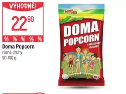 Globus Doma Popcorn nabídka