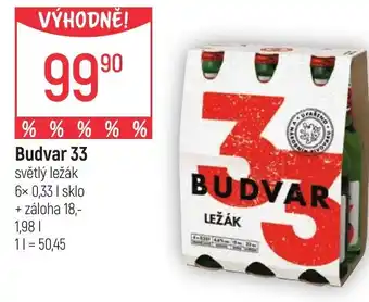 Globus BUDVAR 33 nabídka