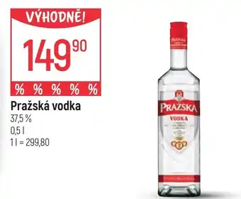 Globus PRAŽSKÁ Vodka nabídka