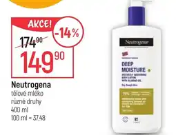 Globus NEUTROGENA tělové mléko nabídka