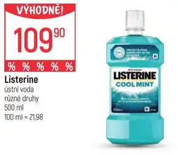 Globus LISTERINE ústní voda nabídka