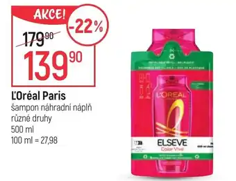 Globus L'OREAL Paris šampon náhradní náplň nabídka