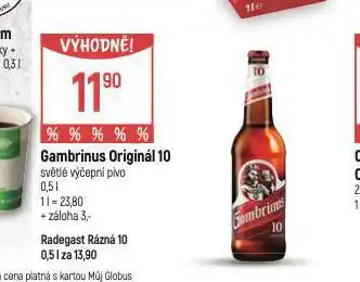 Globus Pivo radegast nabídka