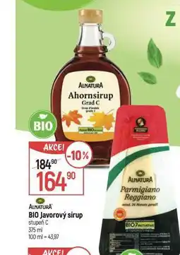 Globus Bio javorový sirup nabídka