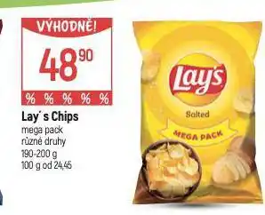 Globus Lay's chipsy nabídka