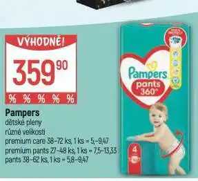 Globus Pampers dětské plenky nabídka