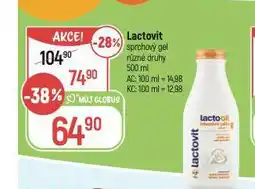 Globus Lactovit sprchový gel nabídka