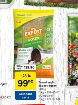 Tesco Travní směs expert dosev nabídka