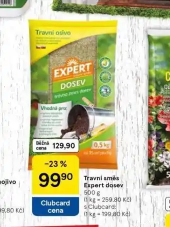 Tesco Travní směs expert dosev nabídka