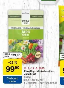 Tesco Kery krystalické hnojivo jaro start nabídka