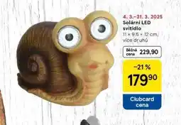 Tesco Solární led svítidlo nabídka