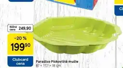 Tesco Paradiso pískoviště mušle nabídka