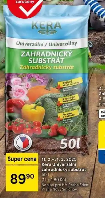 Tesco Kera univerzální zahradnický substrát nabídka