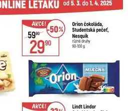 Globus Orion studentská pečeť nabídka