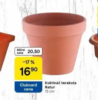 Tesco Květináč terakota natur nabídka